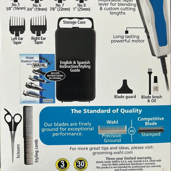 NEW Wahl 17 piece Complete Hair Cutting Kit - Picture 6 of 6